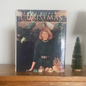 Martha Stewart Christmas Book with Green Tree Accent